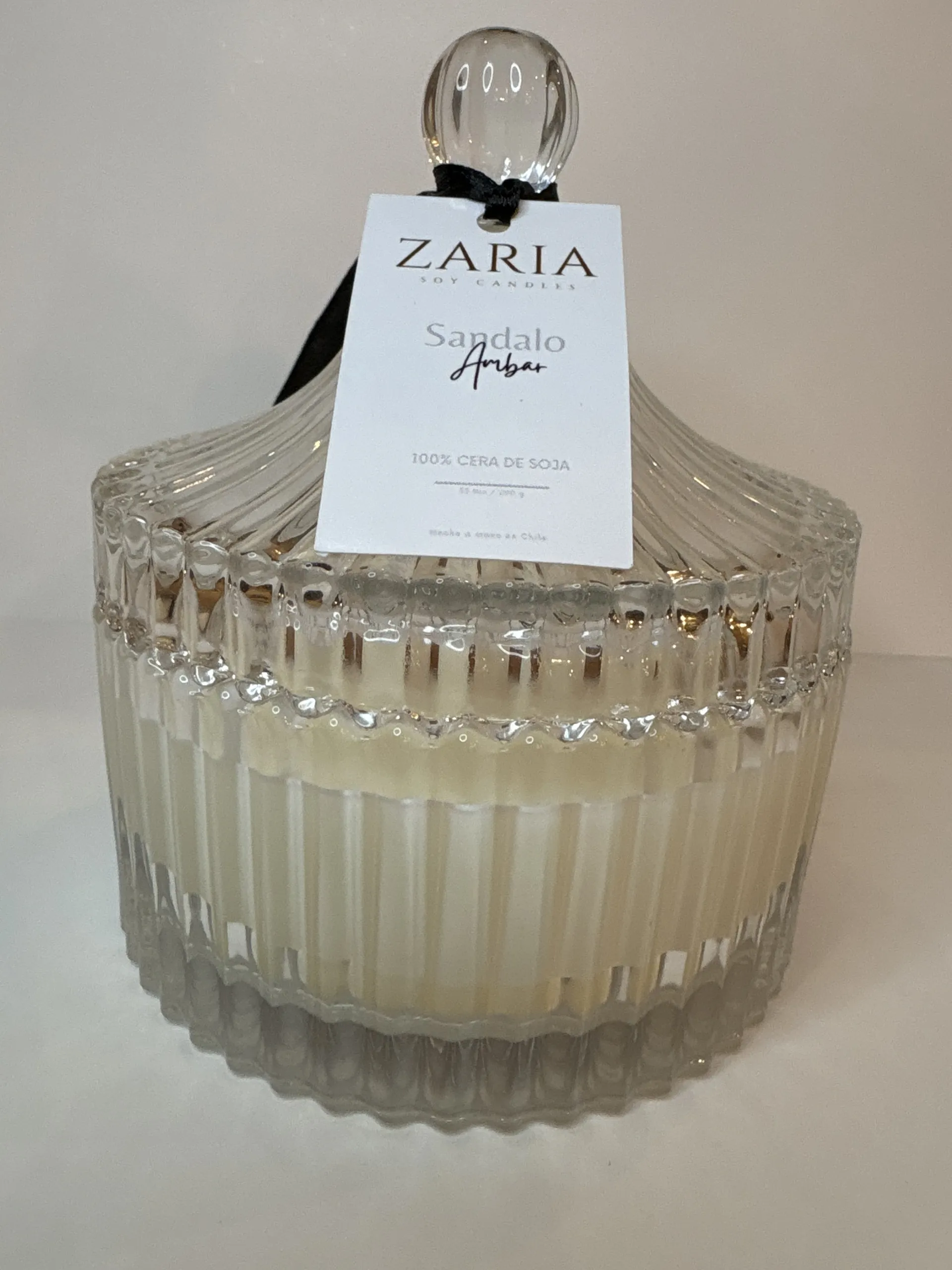 Vela de Soja Sándalo Ámbar 220 g